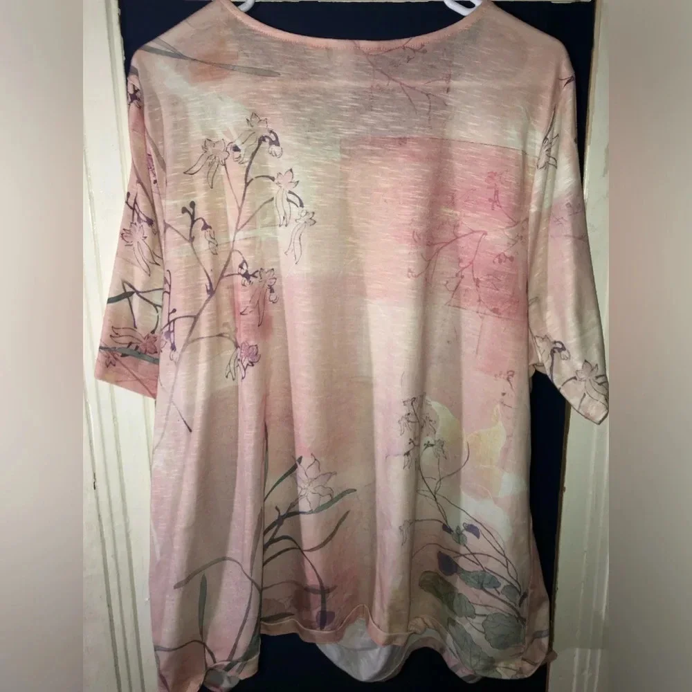Women’s Plus Size Short Sleeve T-Shirt - Size 2X - 100% Cotton - New - Picture 6 of 6